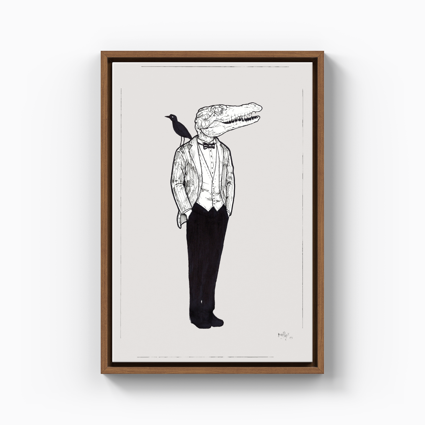 proto timsah - Kanvas Tablo