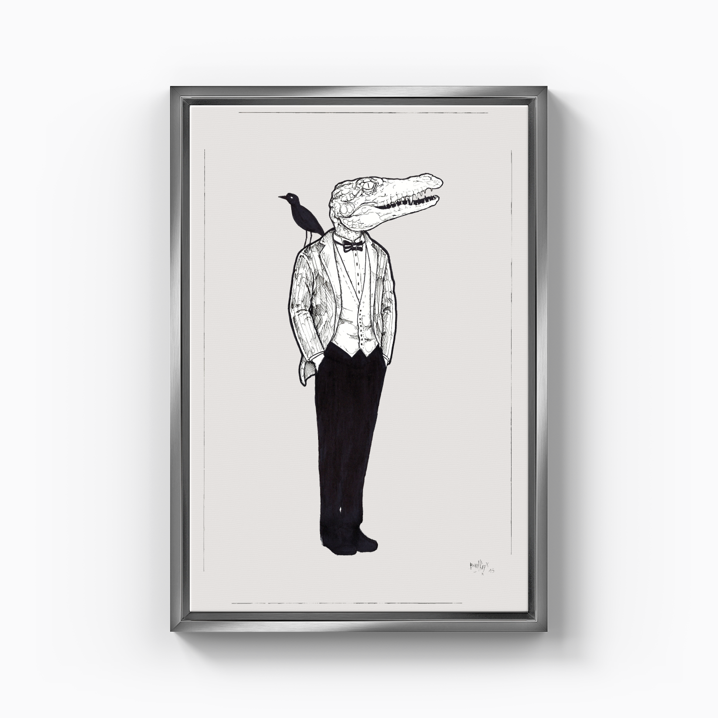 proto timsah - Kanvas Tablo