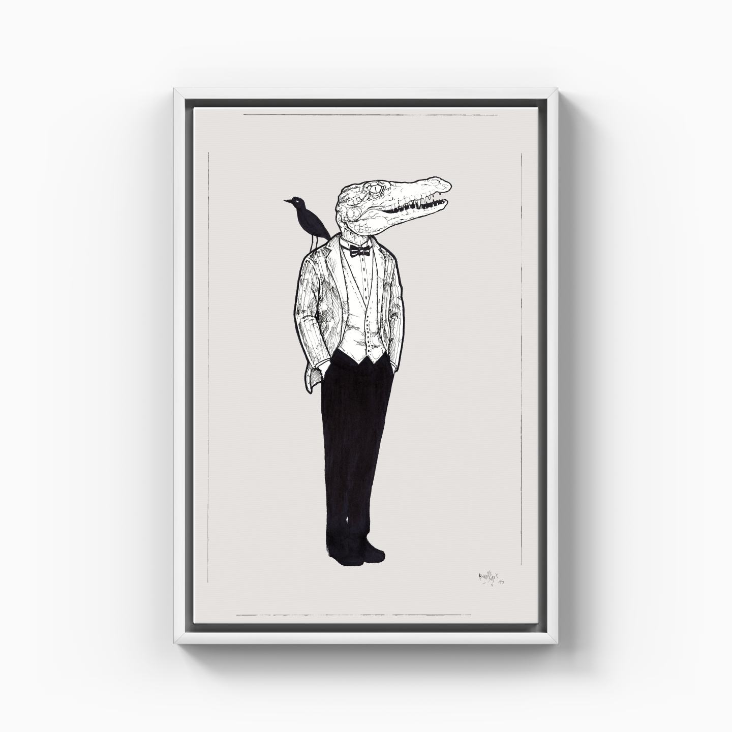 proto timsah - Kanvas Tablo