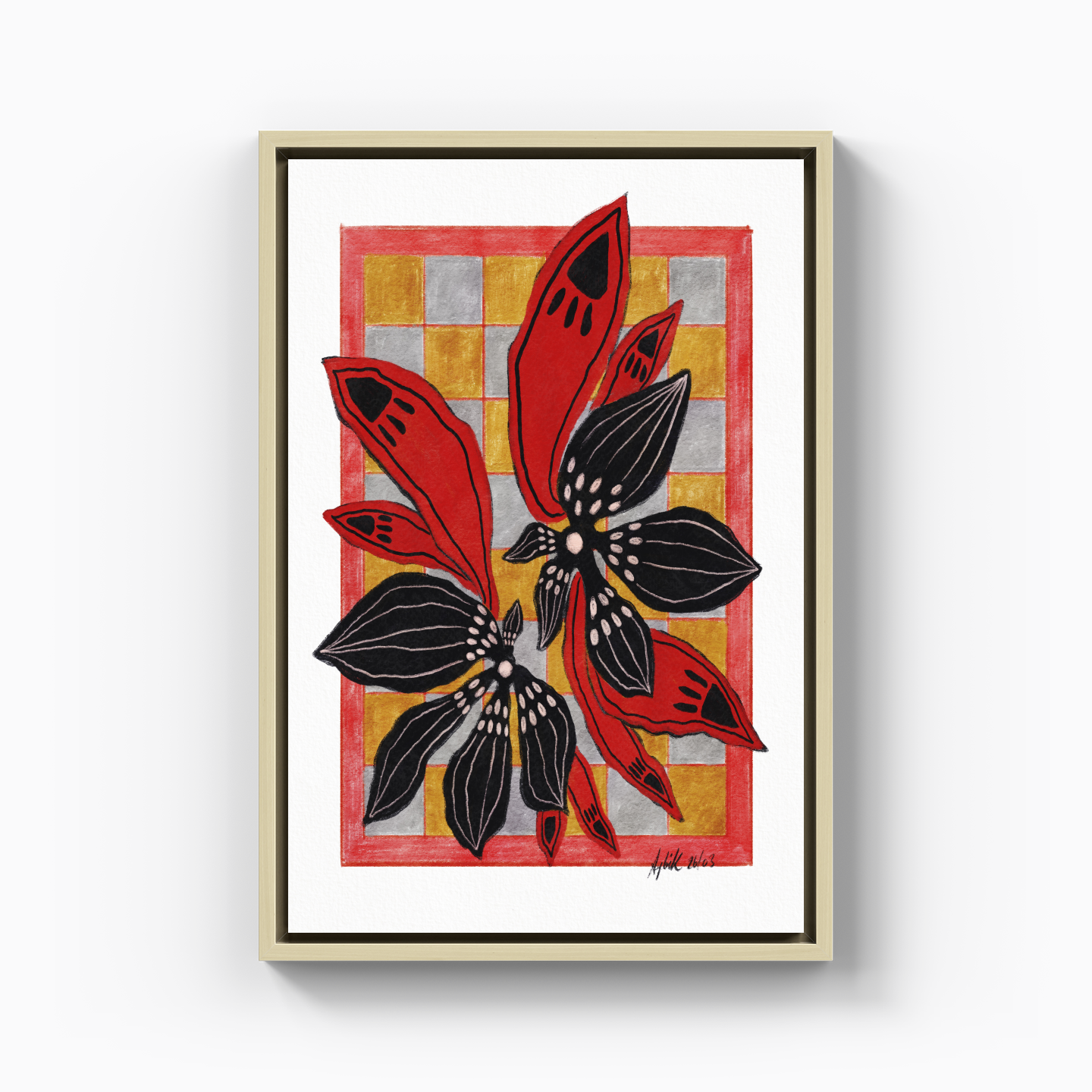 Kızıl - Kanvas Tablo