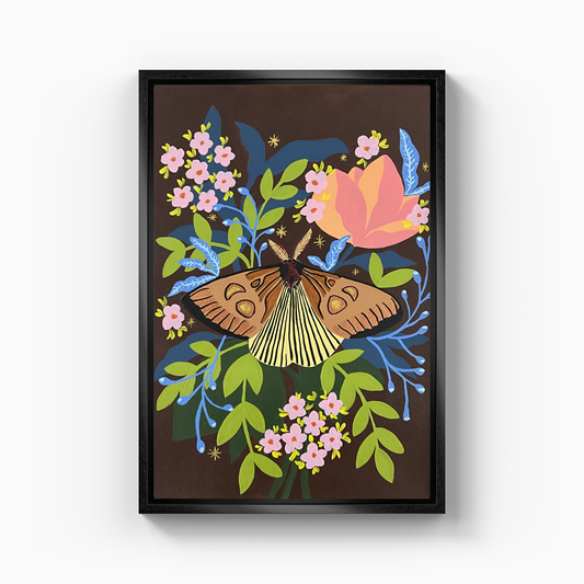 Moth - Kanvas Tablo