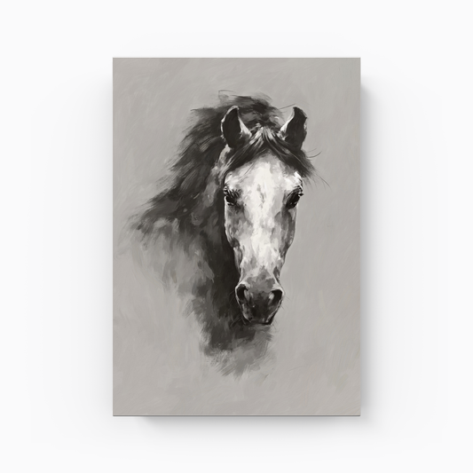 White Hors - Kanvas Tablo
