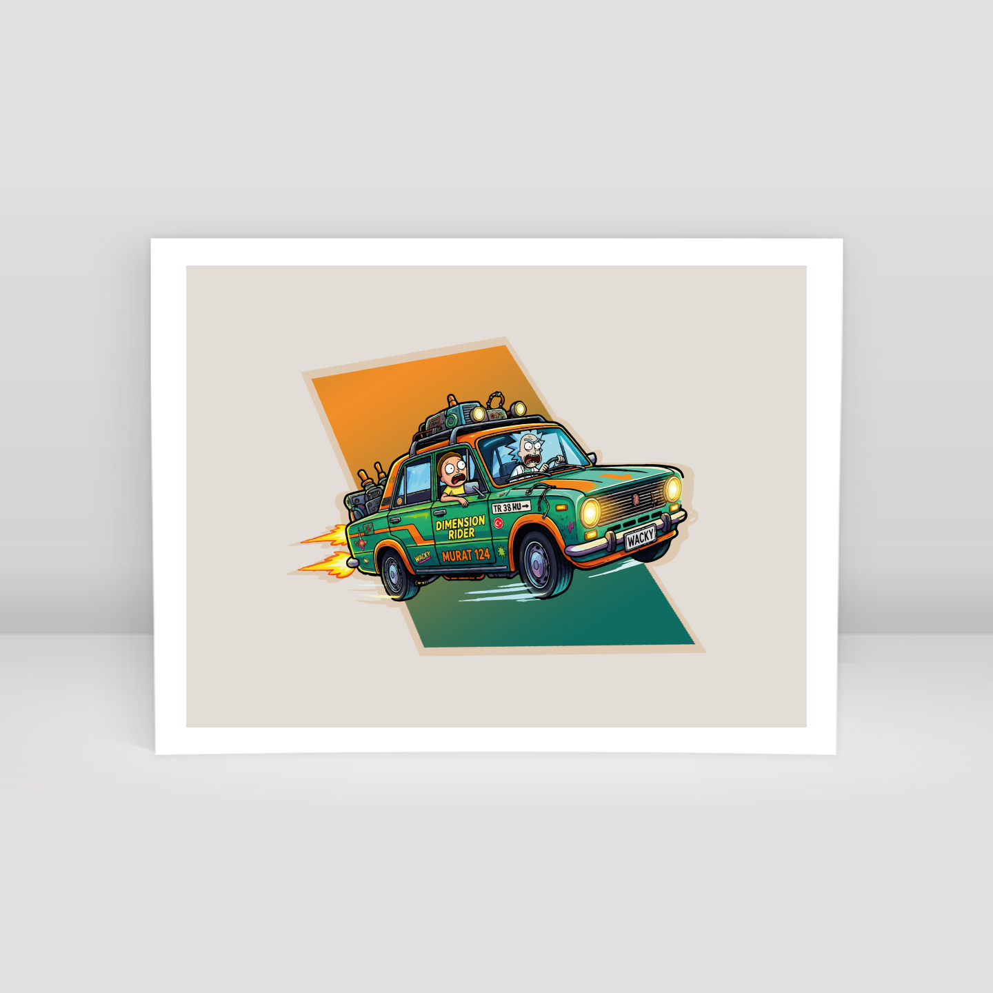 Murat124- Rick and Morty - Art Print