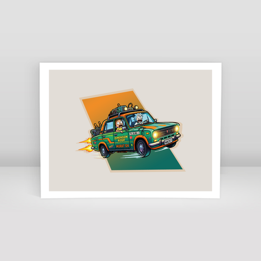 murat124- rick and morty - Art Print