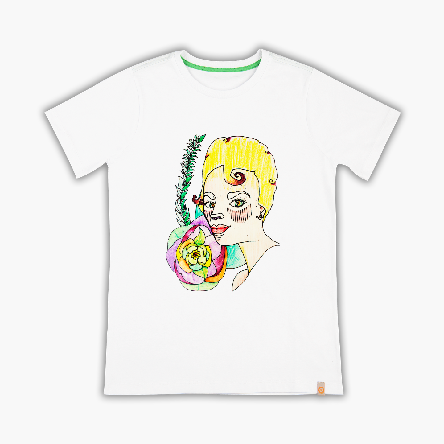 Floral Woman - T-Shirt