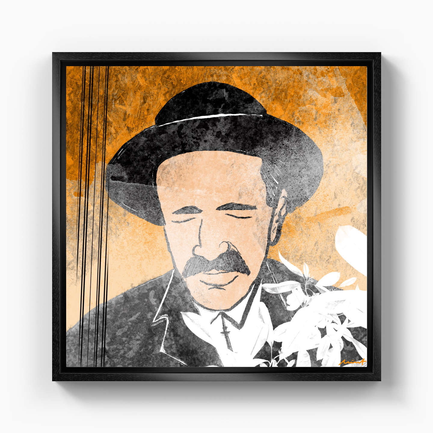 Aşık Veysel - Kanvas Tablo