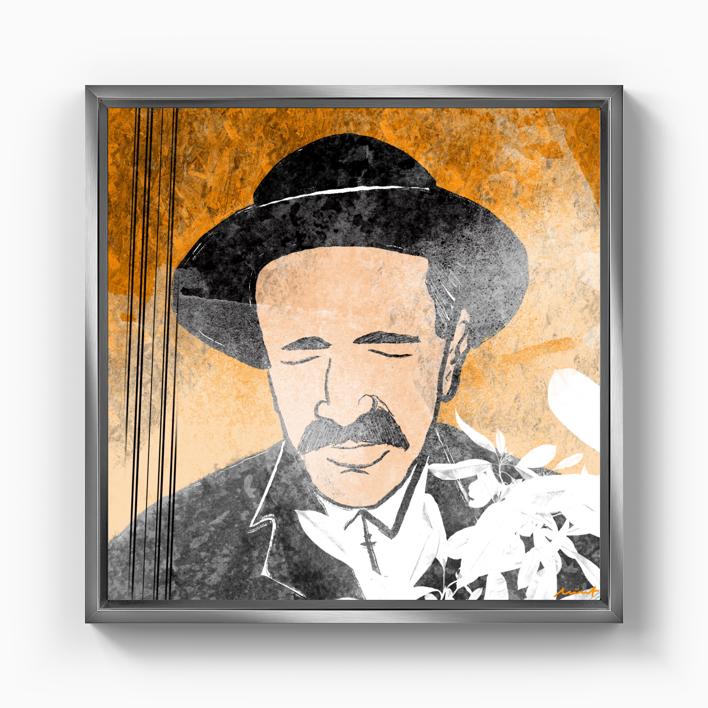 Aşık Veysel - Kanvas Tablo