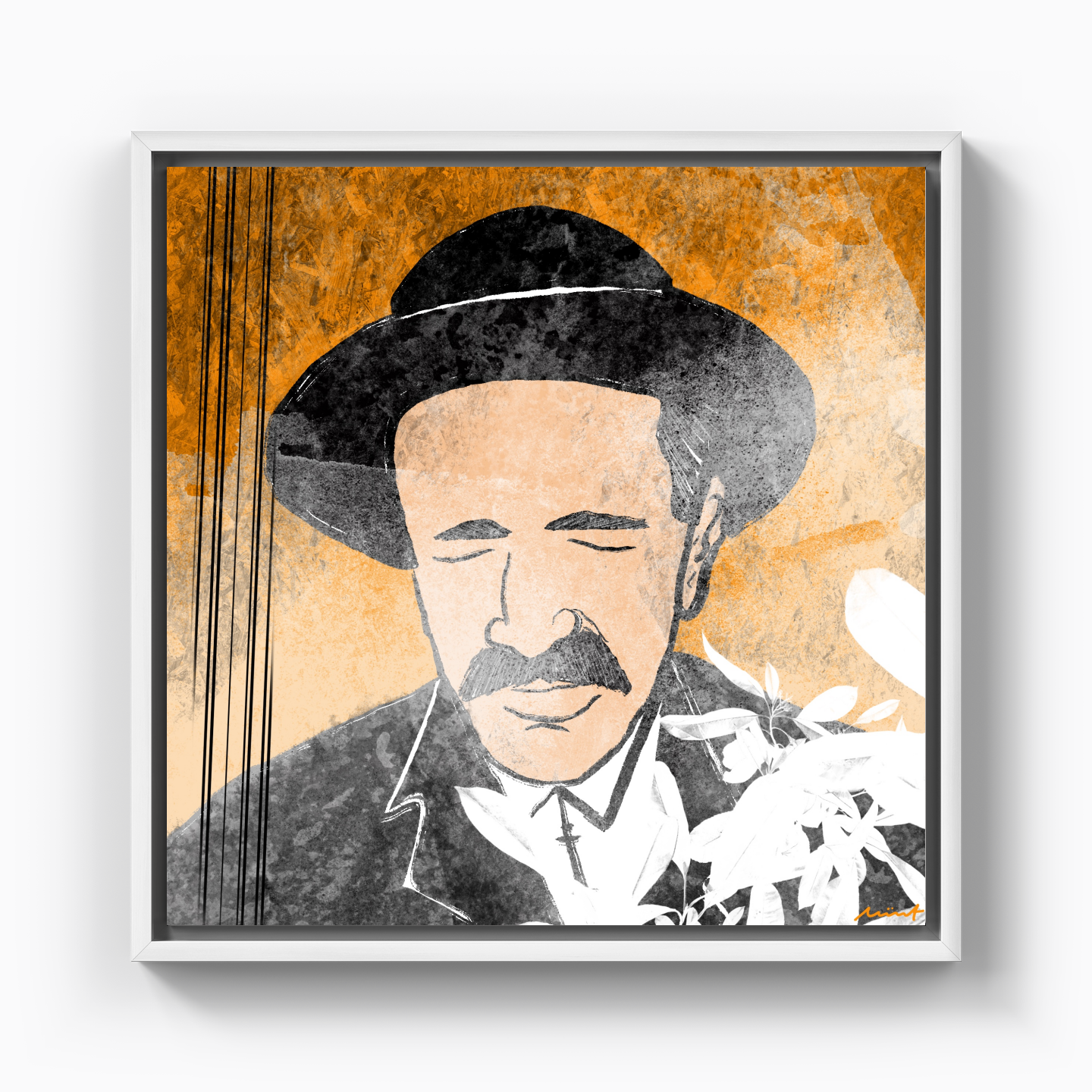 Aşık Veysel - Kanvas Tablo