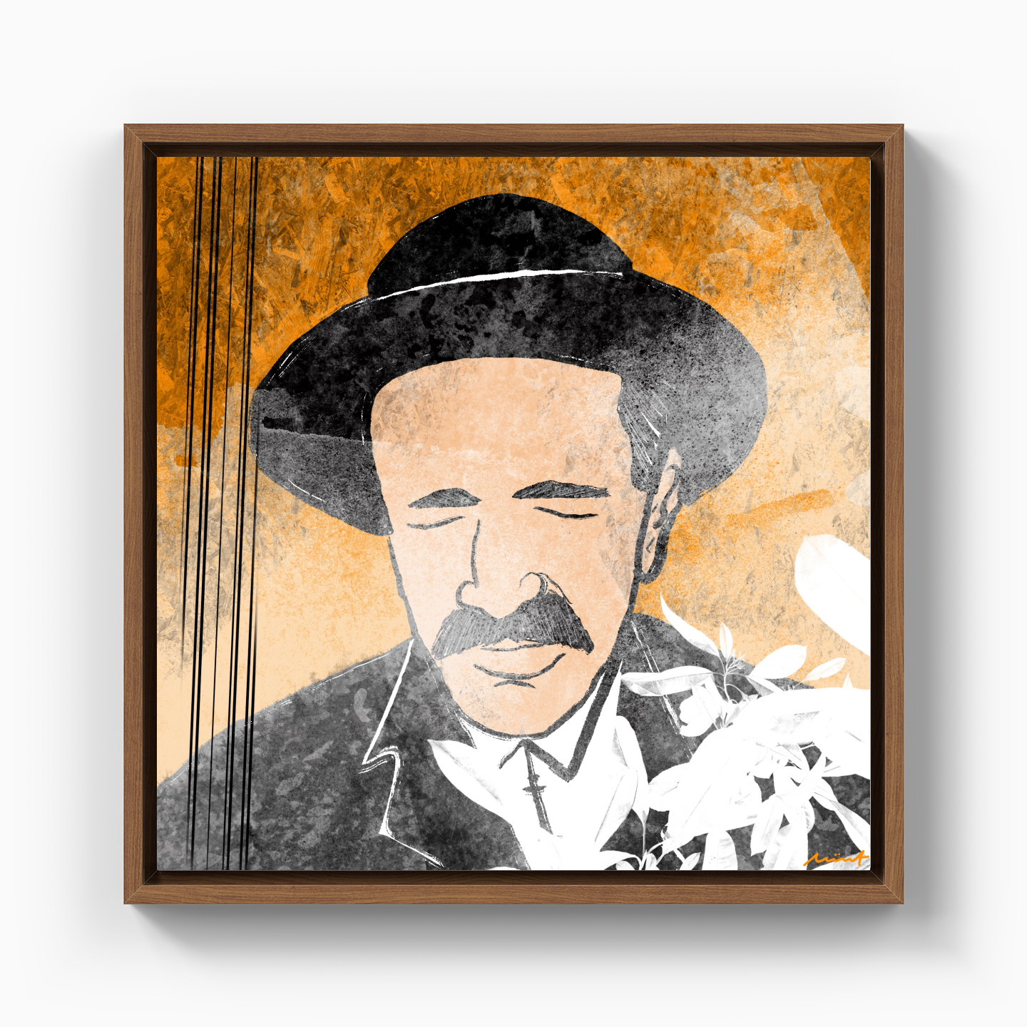 Aşık Veysel - Kanvas Tablo