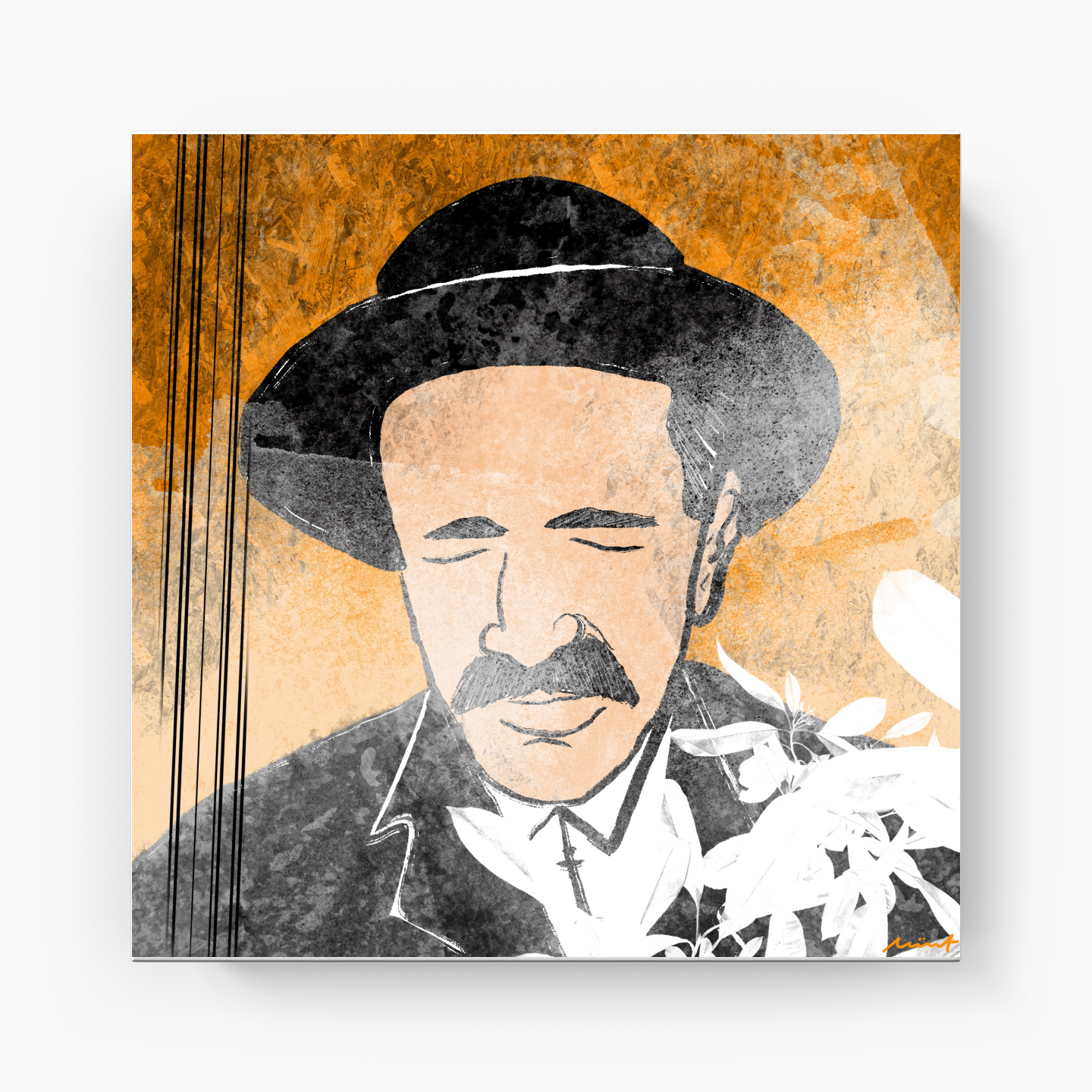 Aşık Veysel - Kanvas Tablo