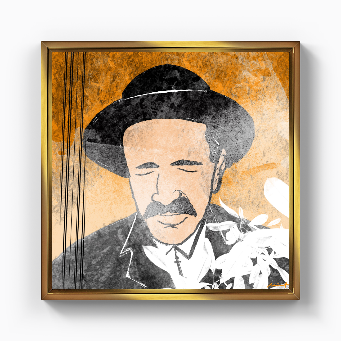 Aşık Veysel - Kanvas Tablo