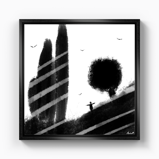 Like Crown Shyness - Canvas Print