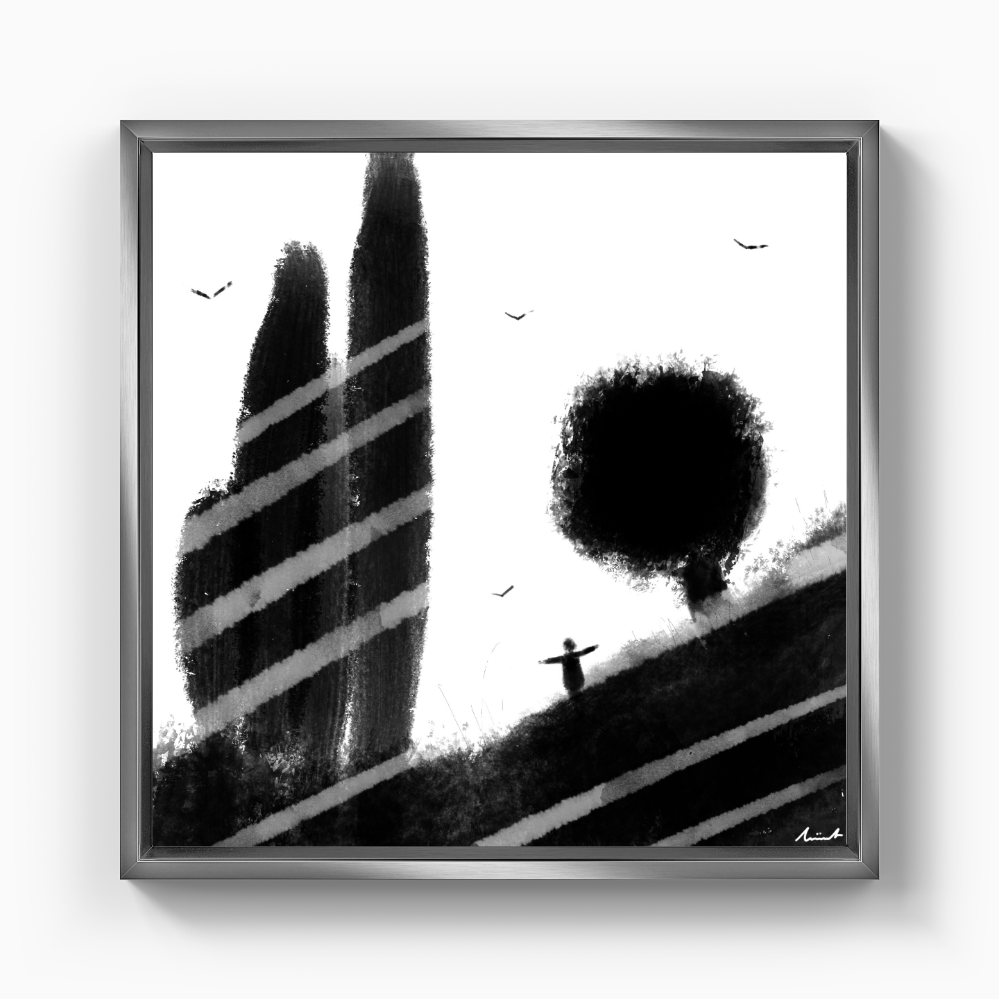 Like Crown Shyness - Canvas Print