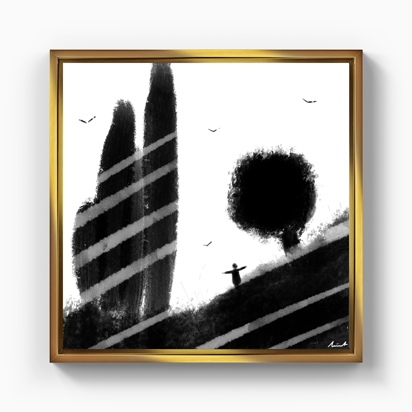 Like Crown Shyness - Canvas Print