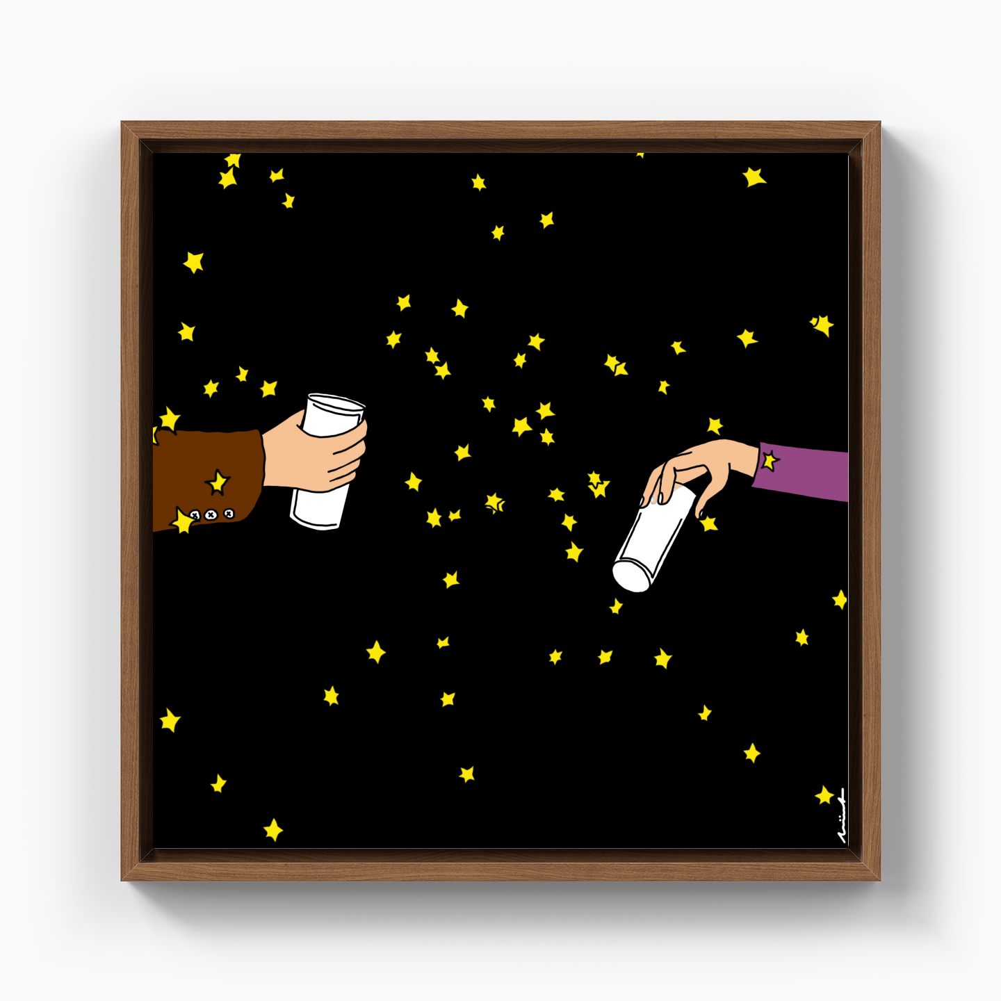 I'll drink to insanity - Kanvas Tablo