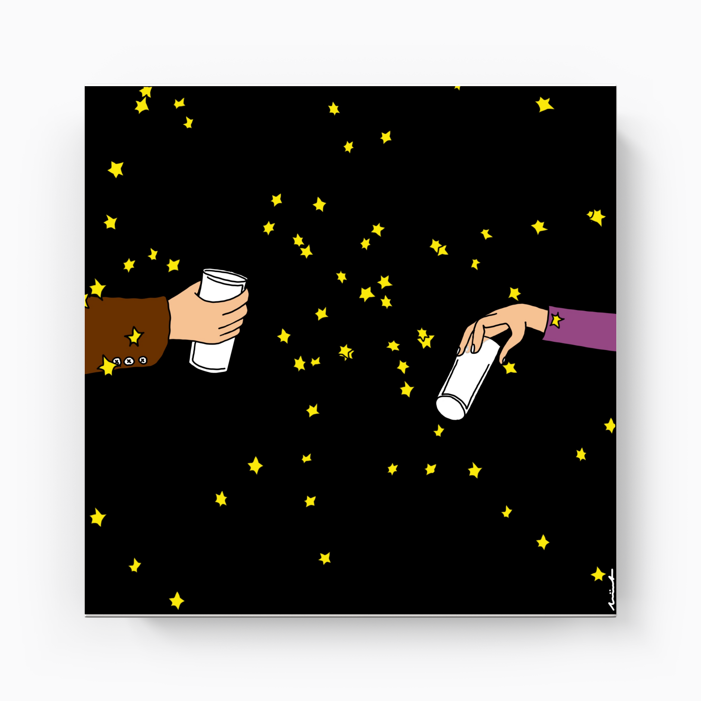 I'll drink to insanity - Kanvas Tablo