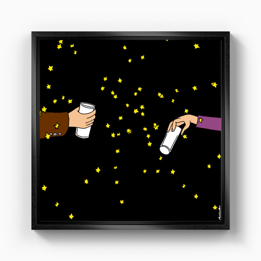 I'll drink to insanity - Kanvas Tablo