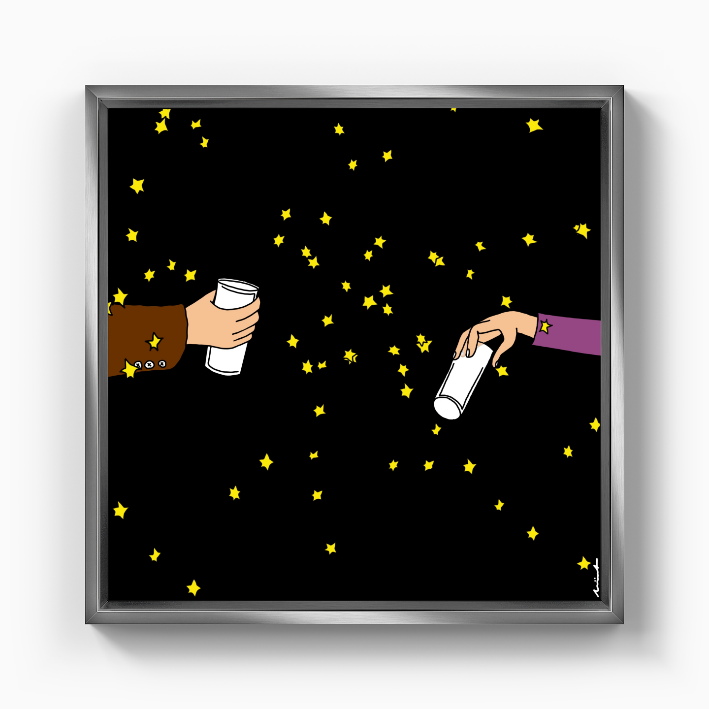 I'll drink to insanity - Kanvas Tablo