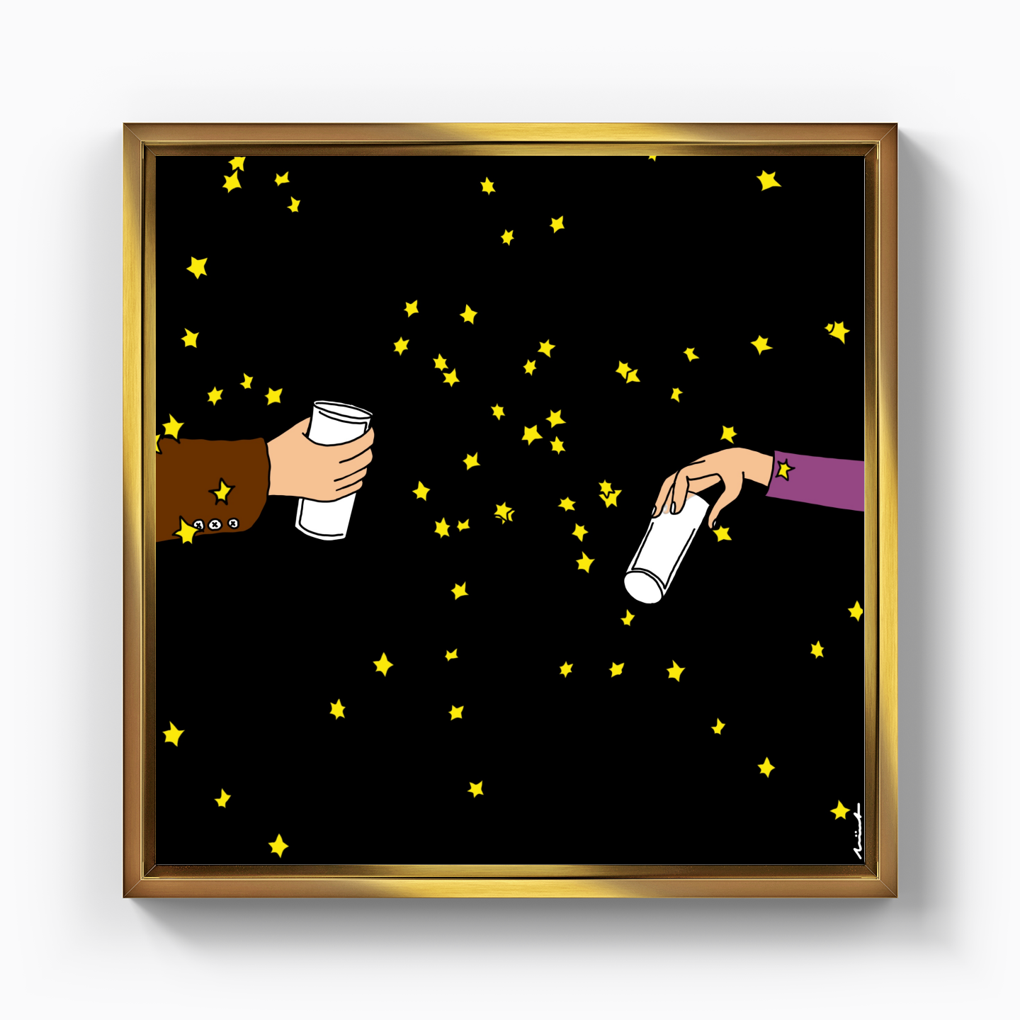 I'll drink to insanity - Kanvas Tablo