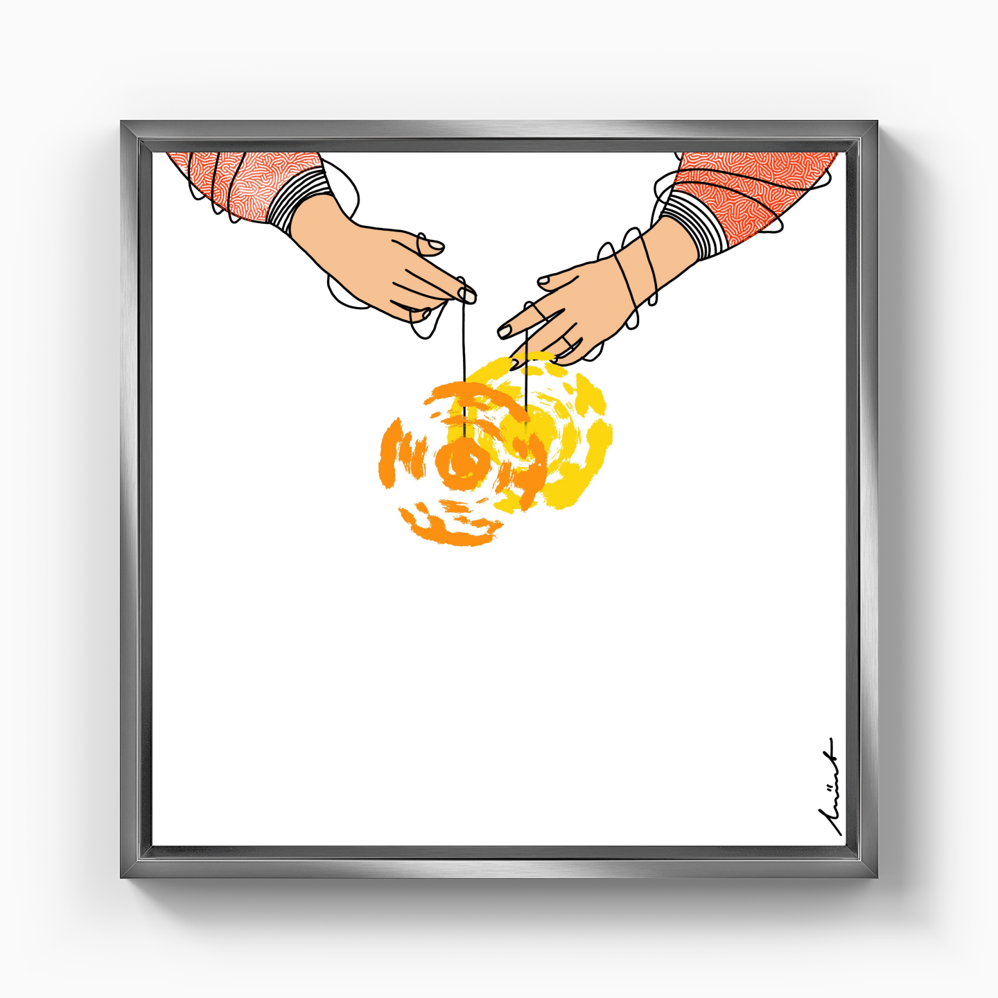 Silence - Kanvas Tablo