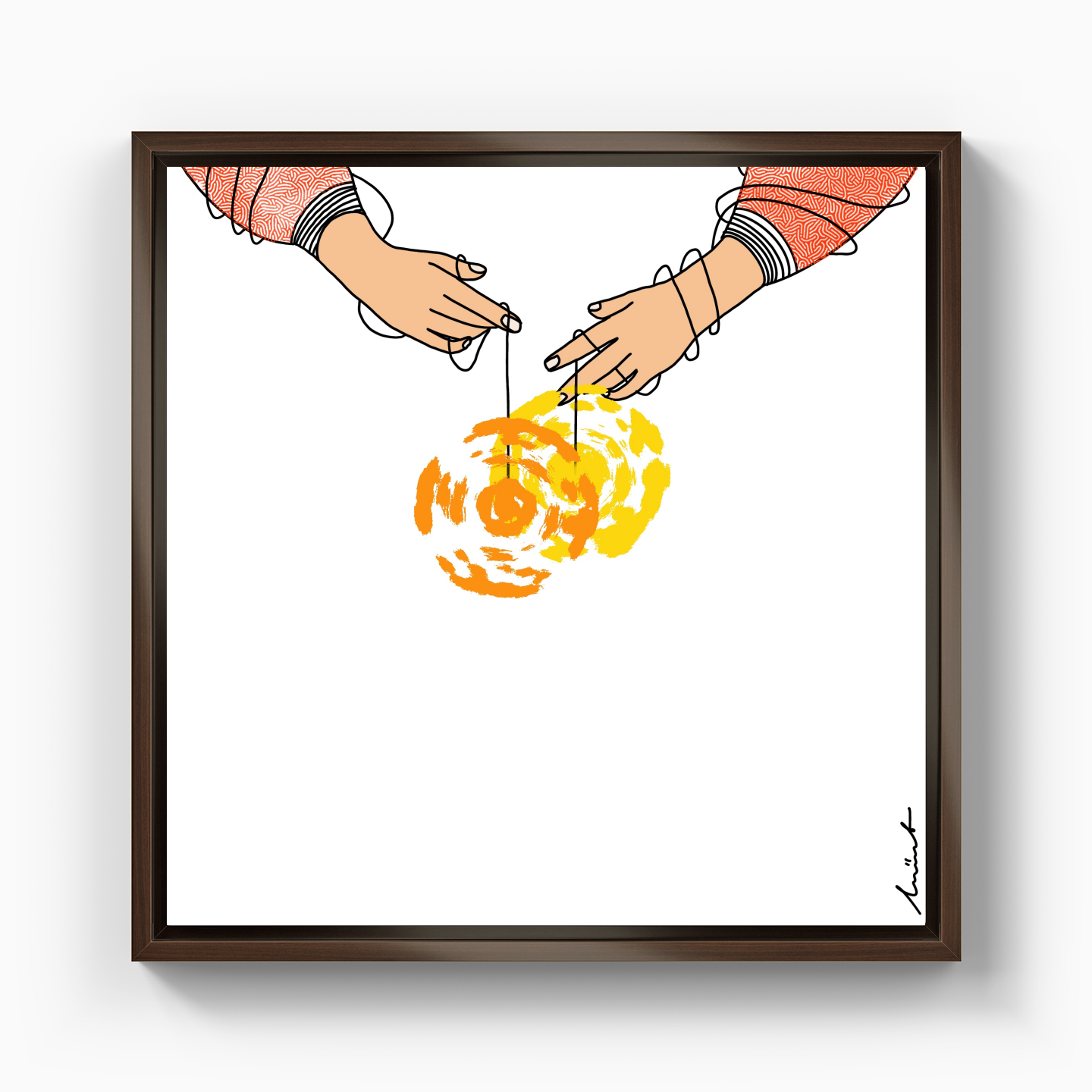 Silence - Kanvas Tablo