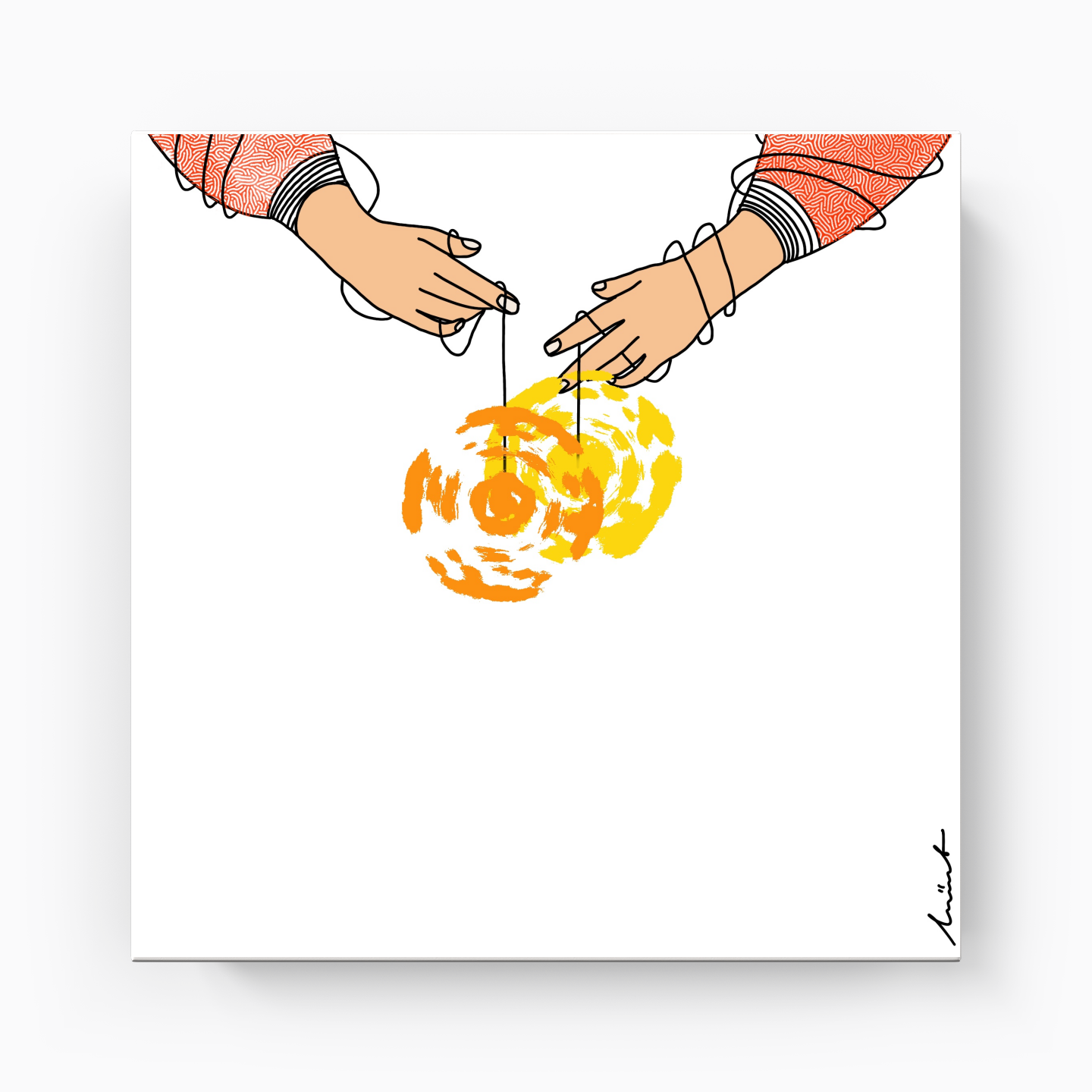 Silence - Kanvas Tablo