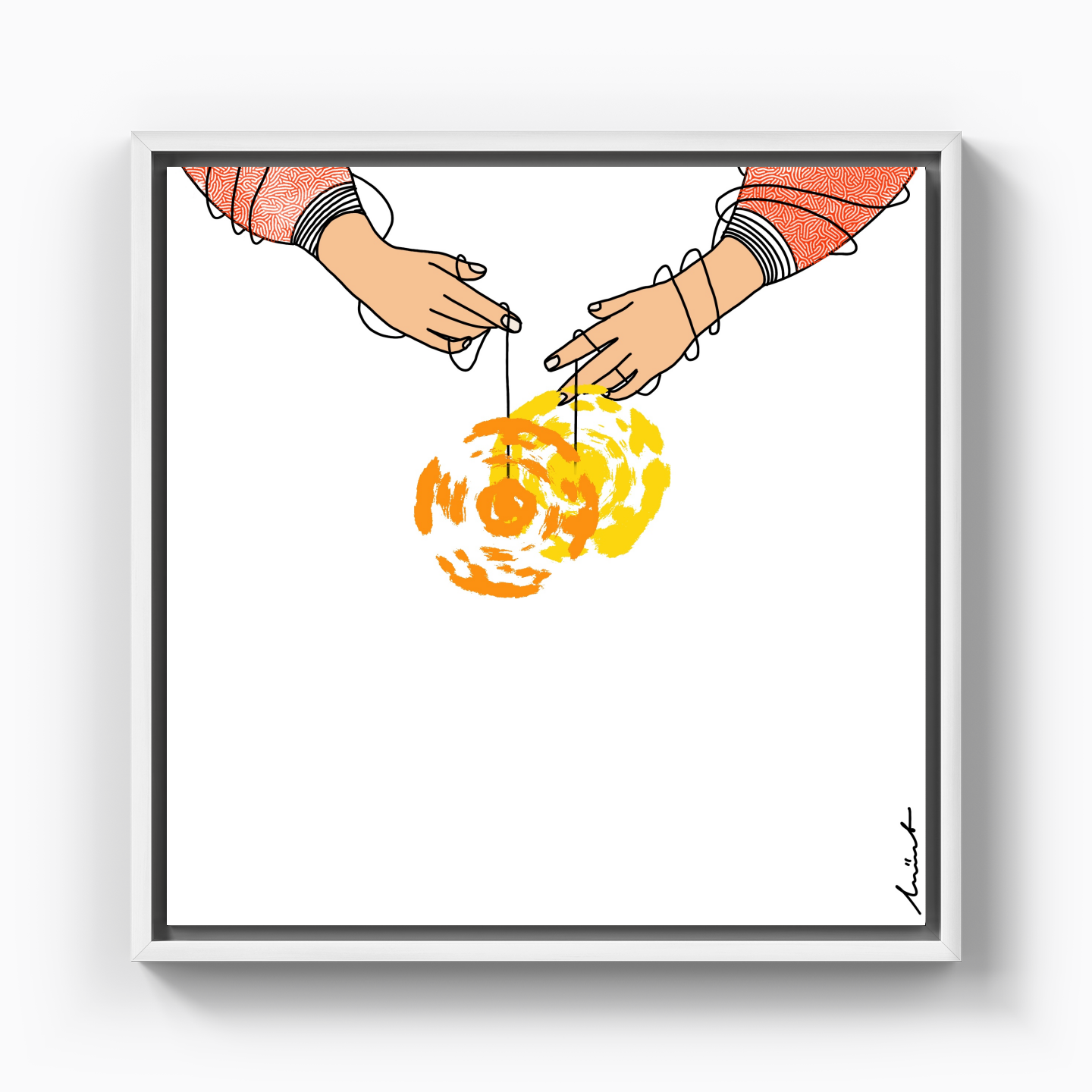 Silence - Kanvas Tablo