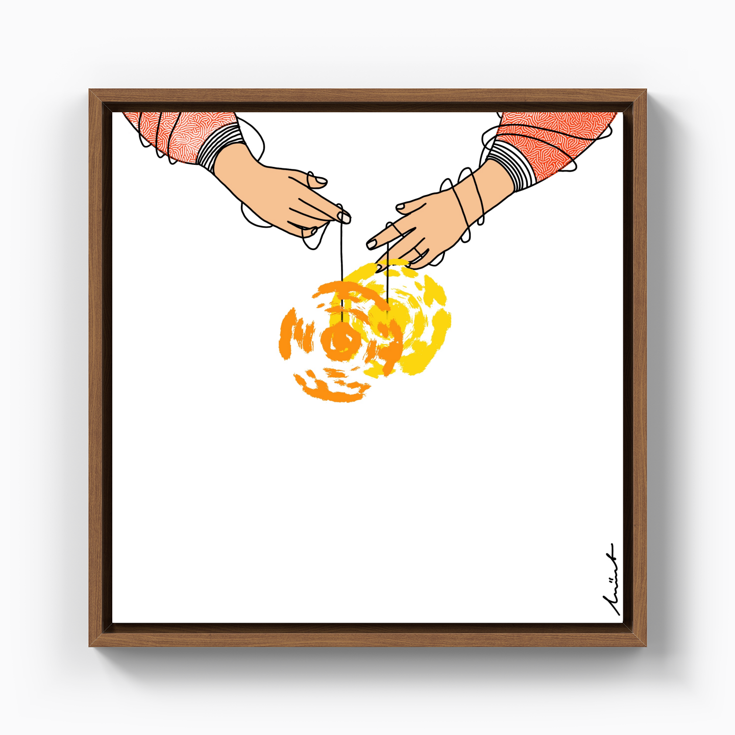 Silence - Kanvas Tablo