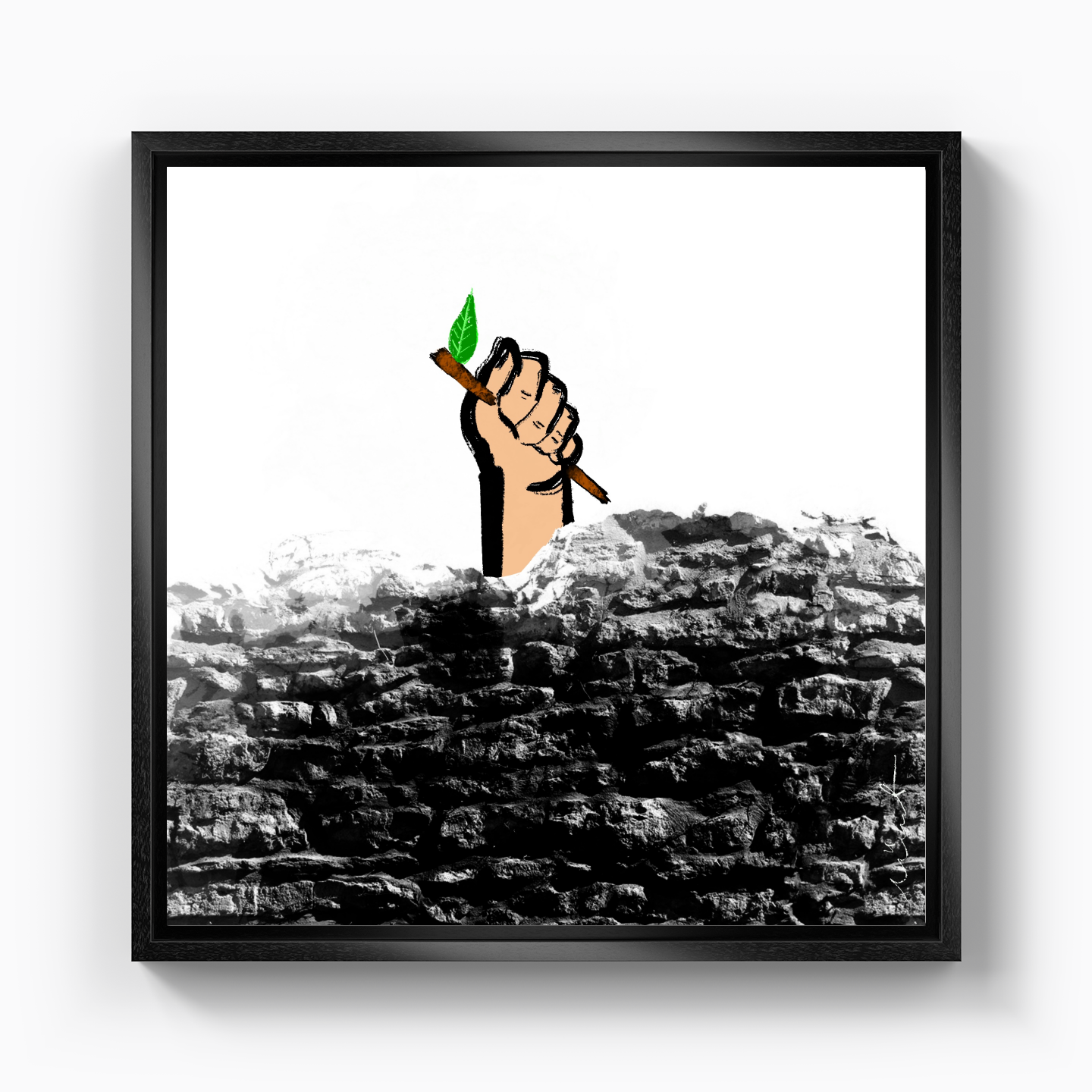 Green I - Kanvas Tablo