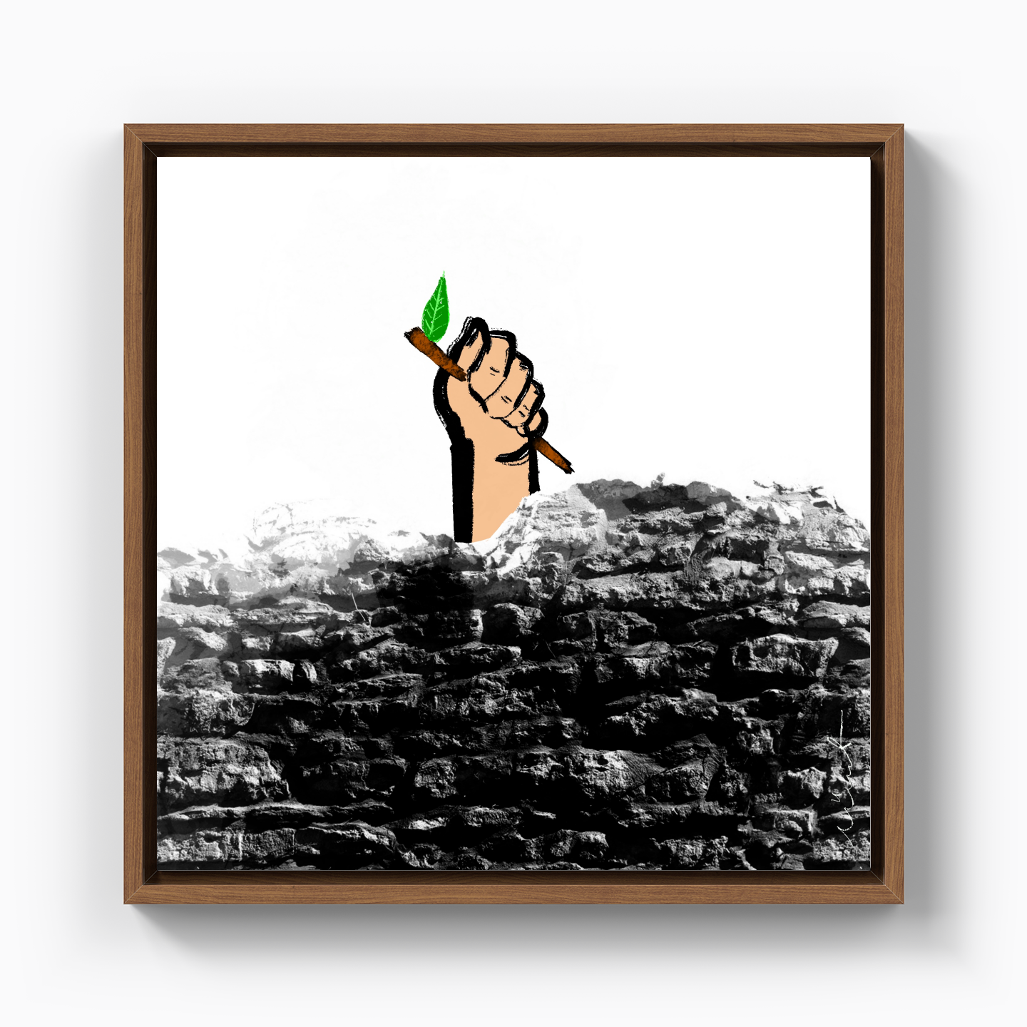 Green I - Kanvas Tablo