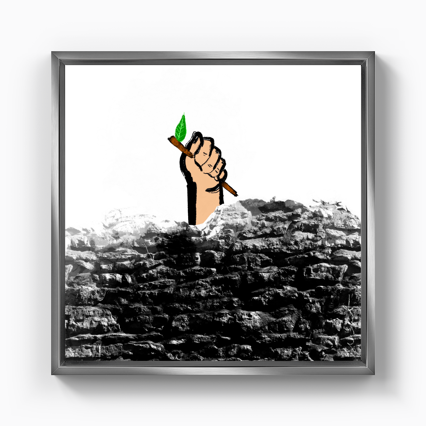 Green I - Kanvas Tablo