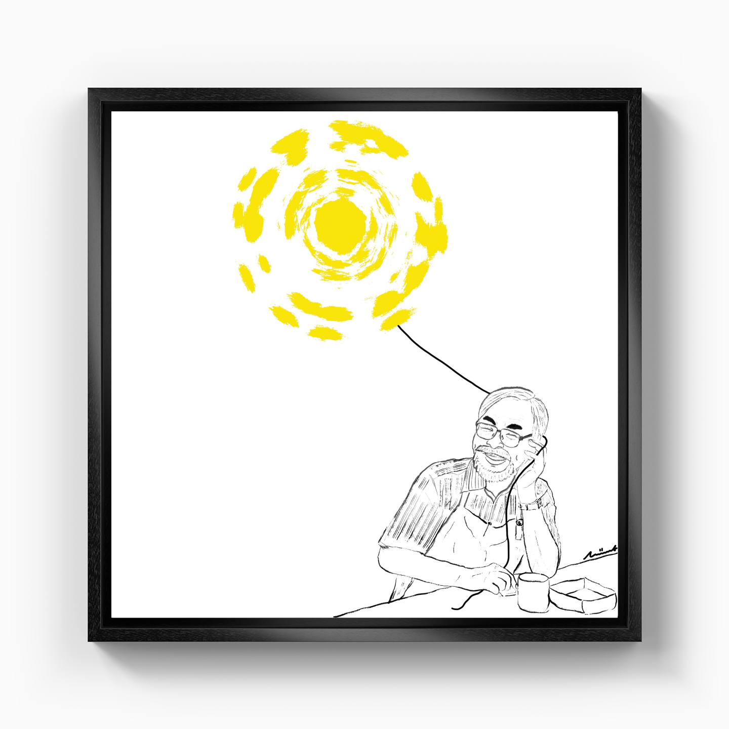 Hayao Miyazaki - Kanvas Tablo