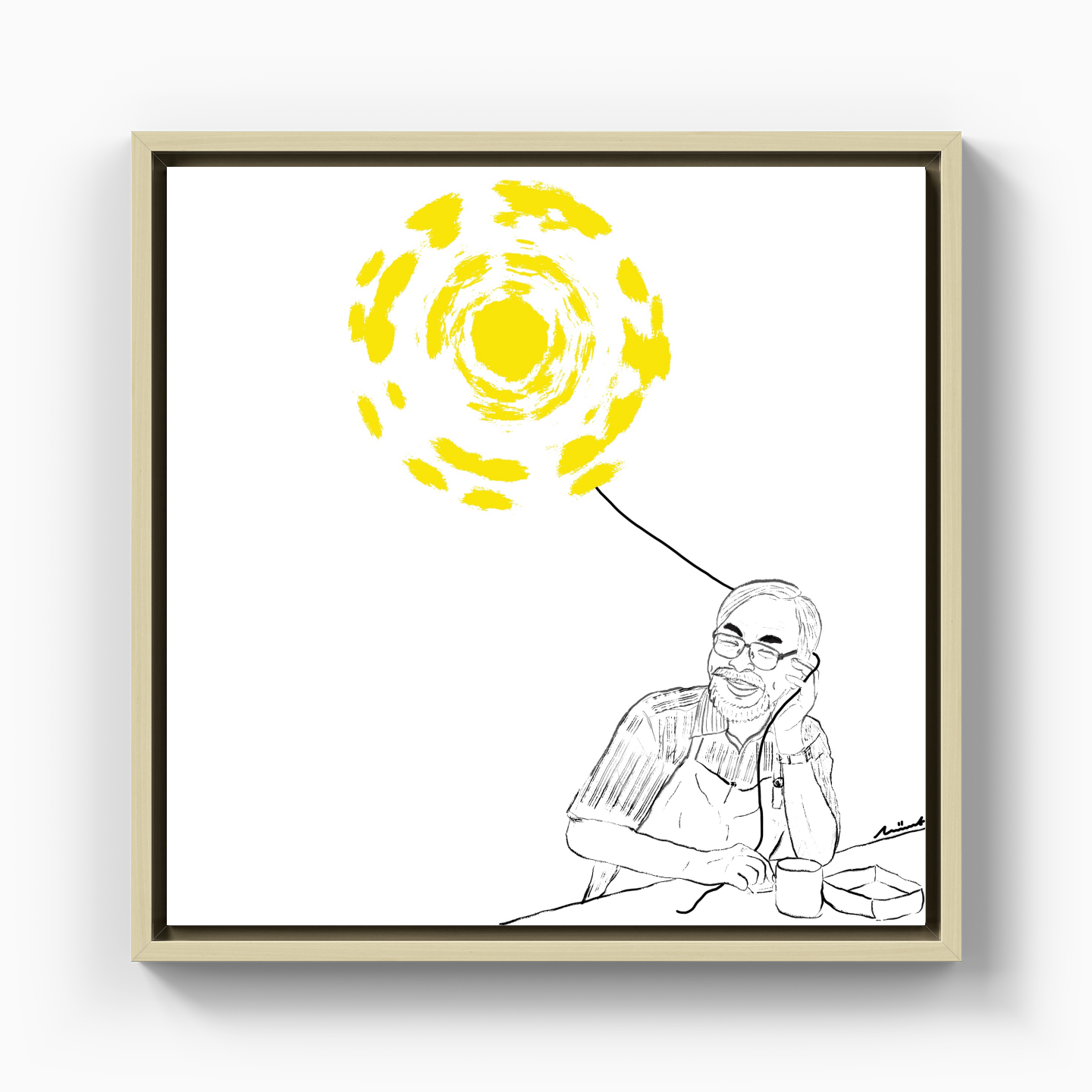 Hayao Miyazaki - Kanvas Tablo