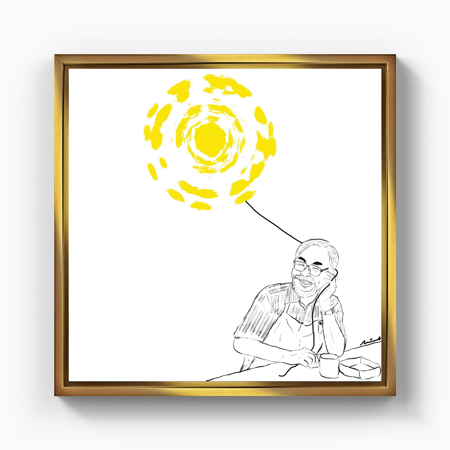 Hayao Miyazaki - Kanvas Tablo