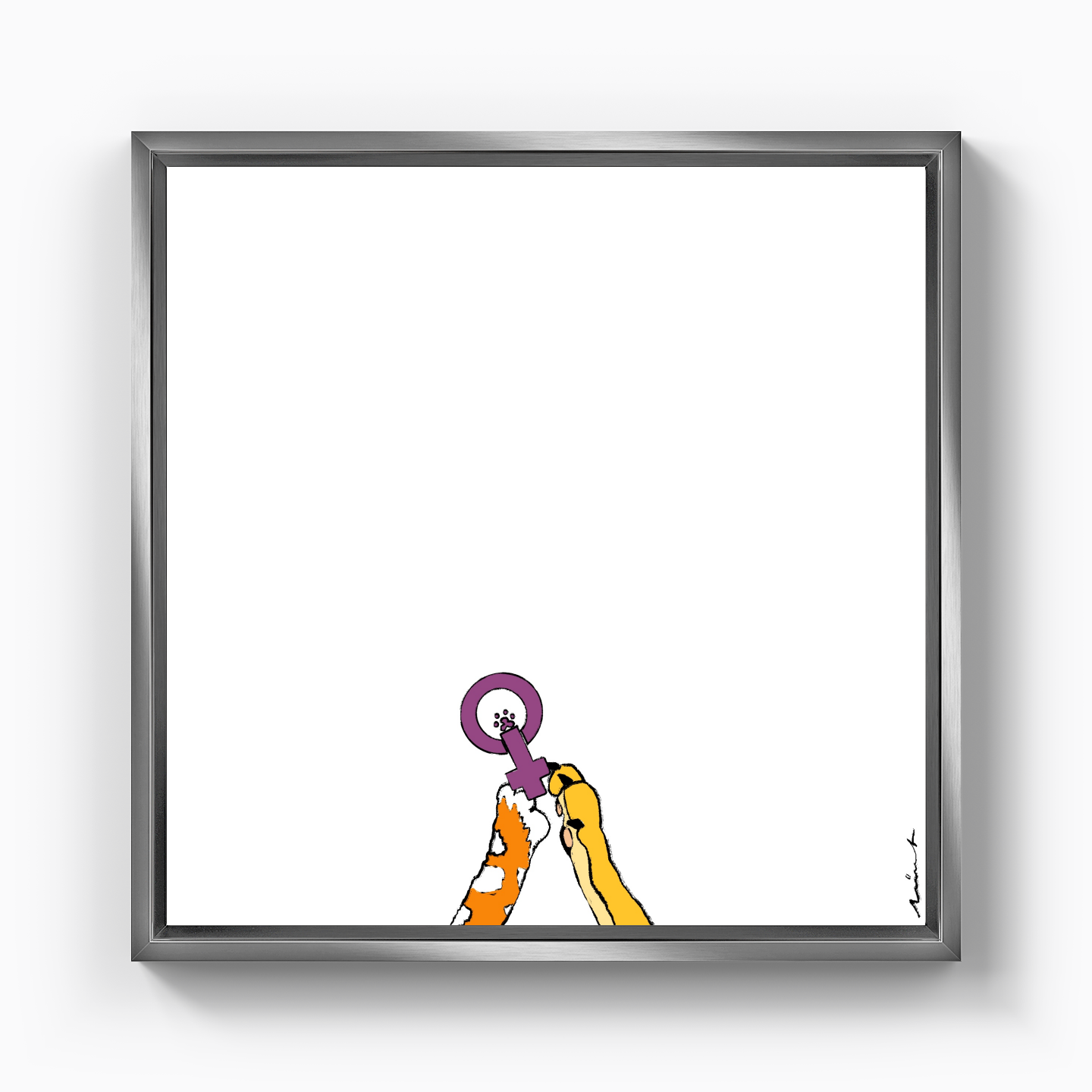 Little Friends - Kanvas Tablo