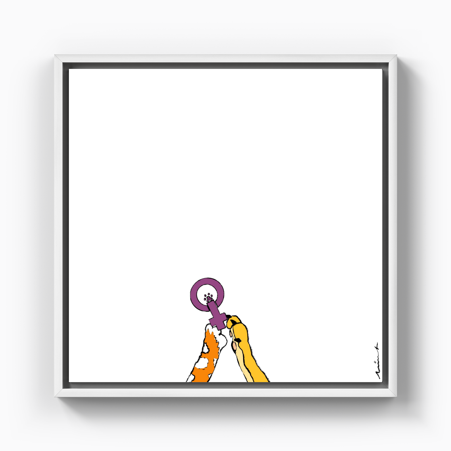 Little Friends - Kanvas Tablo