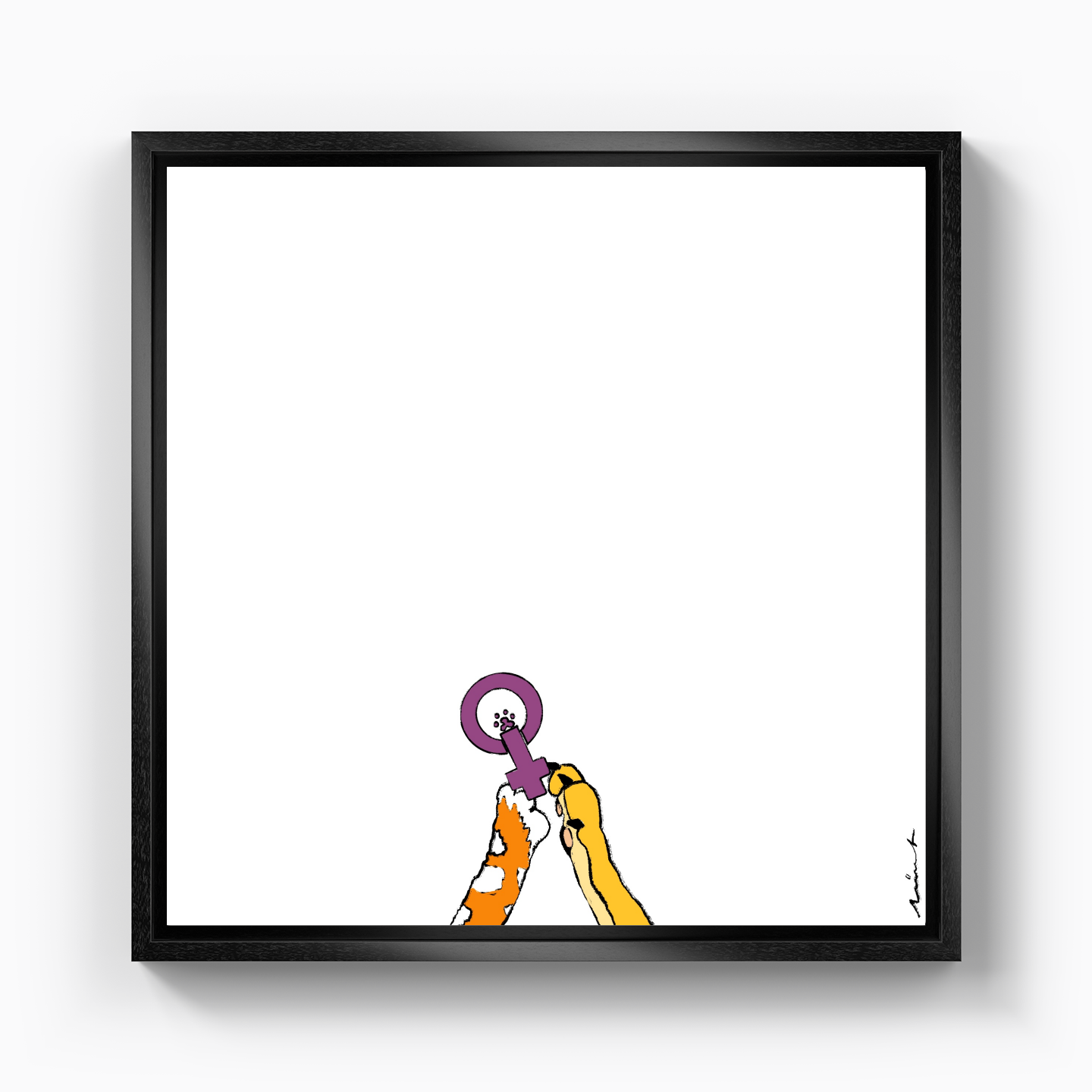 Little Friends - Kanvas Tablo