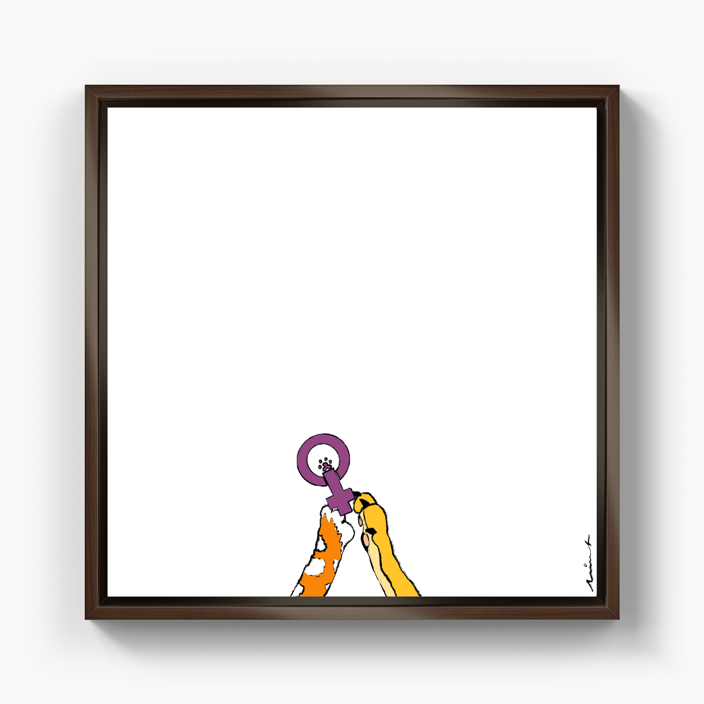 Little Friends - Kanvas Tablo