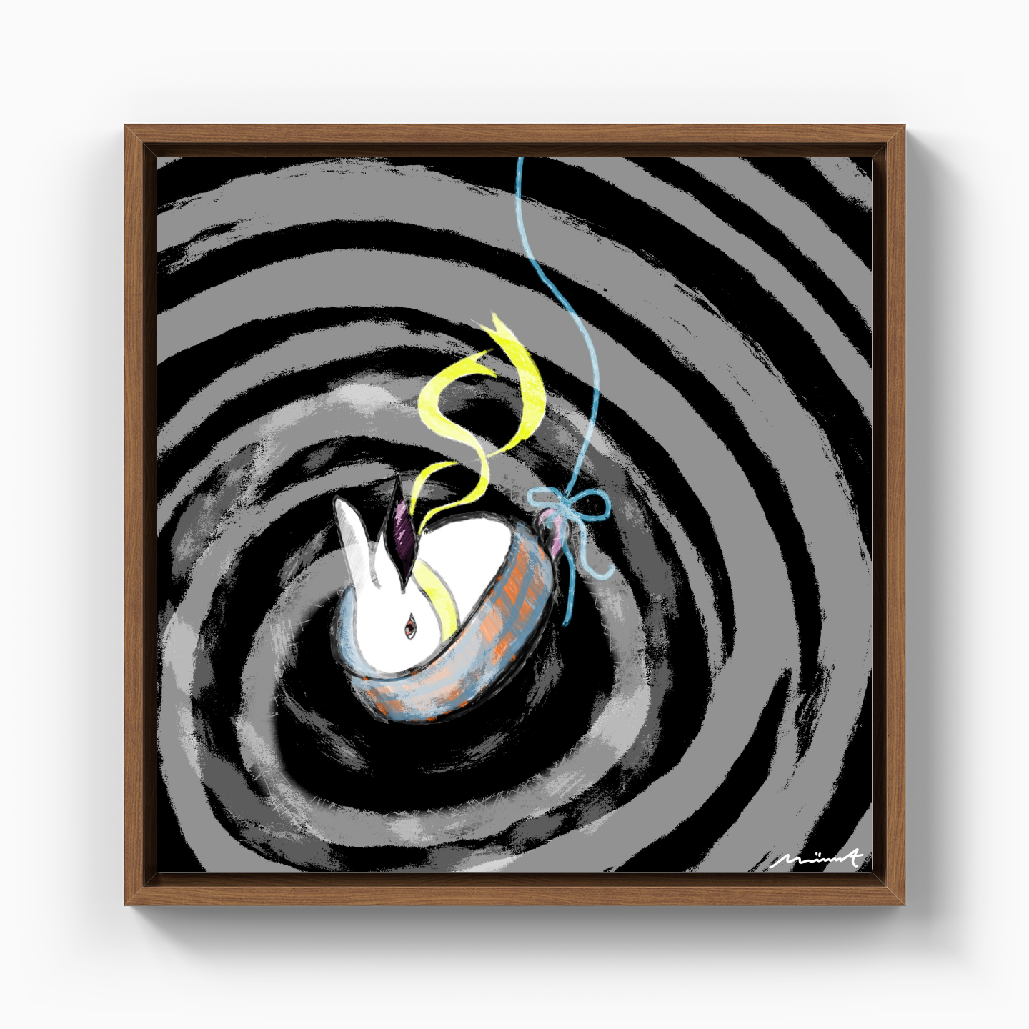 White Rabbit - Canvas Print