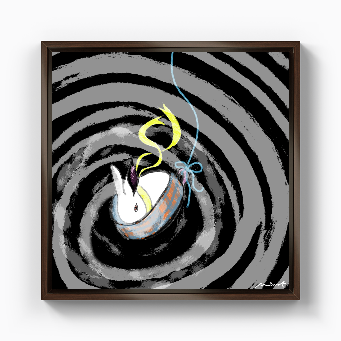White Rabbit - Canvas Print