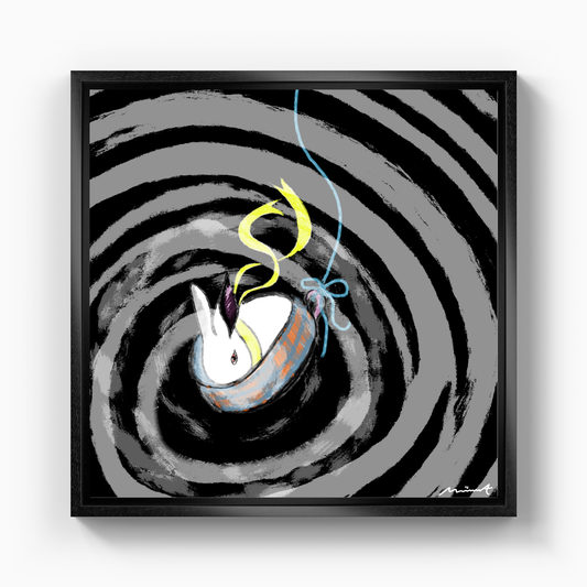 White Rabbit - Canvas Print