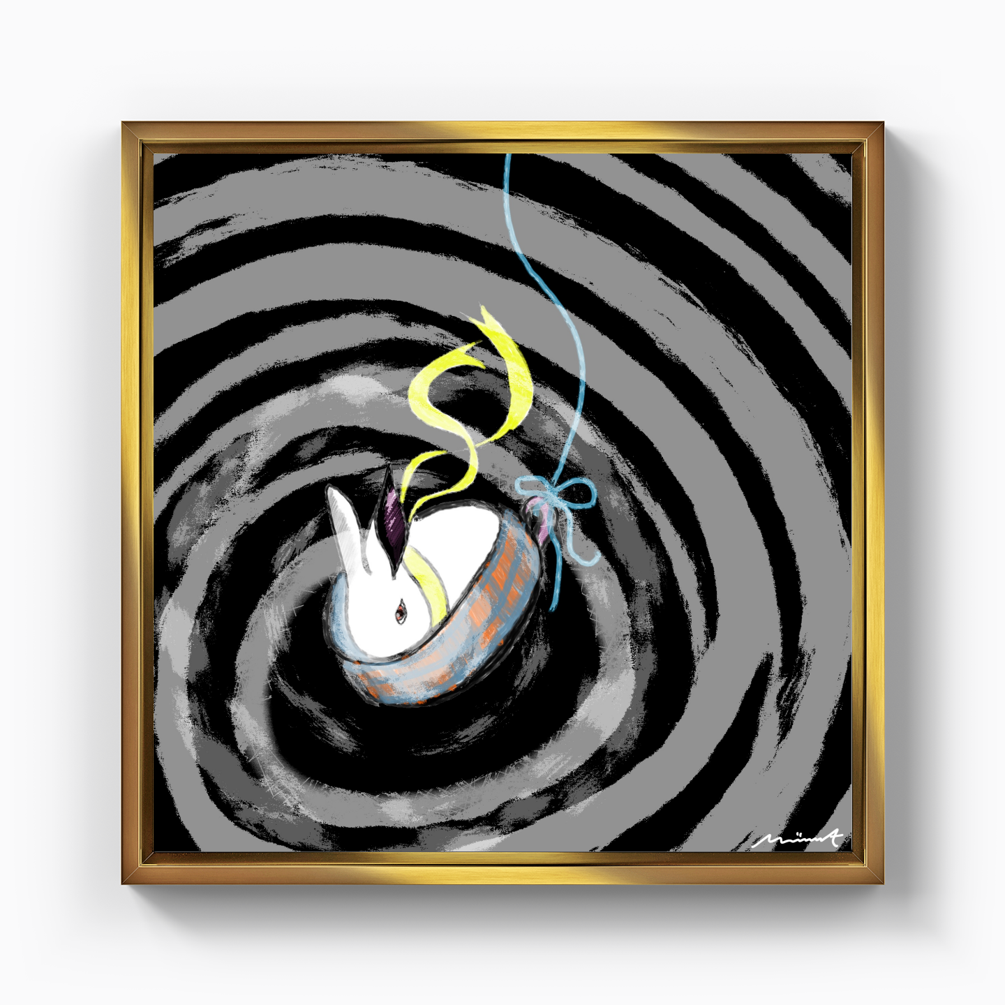 White Rabbit - Canvas Print