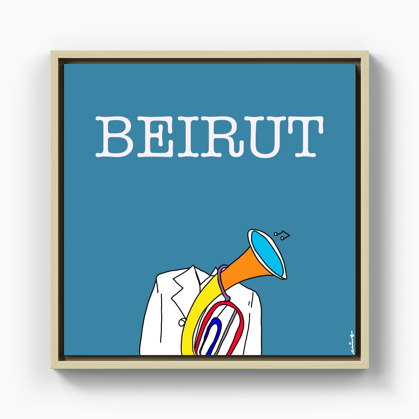 Beirut - Kanvas Tablo
