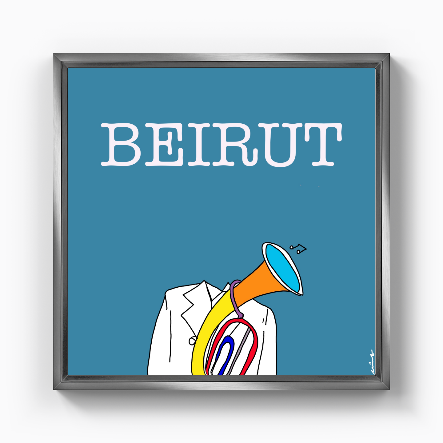 Beirut - Kanvas Tablo