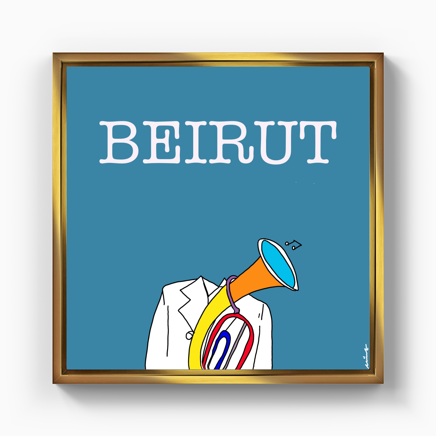 Beirut - Kanvas Tablo