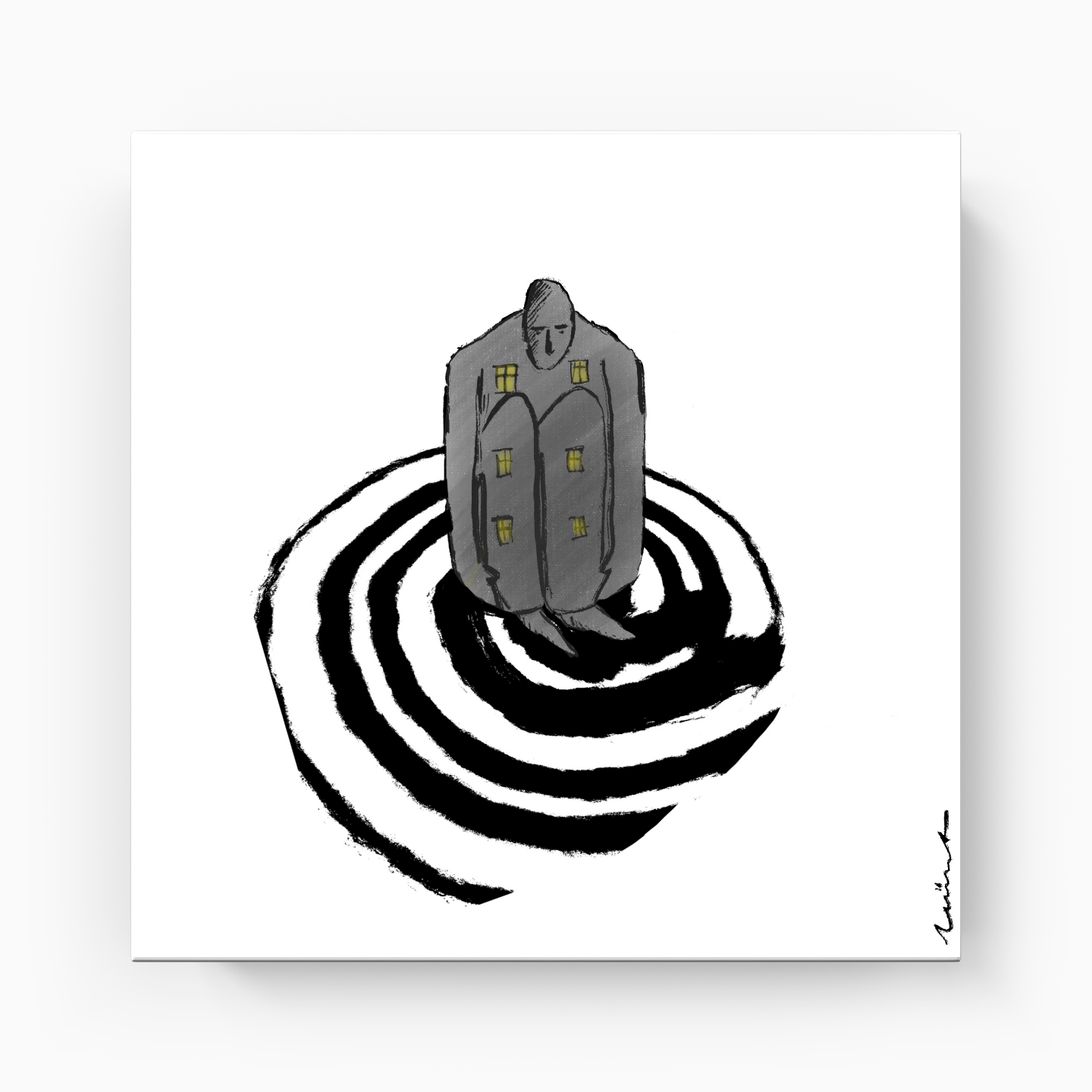 Refugee - Kanvas Tablo