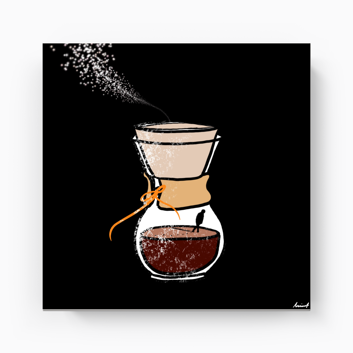 pour over - Kanvas Tablo