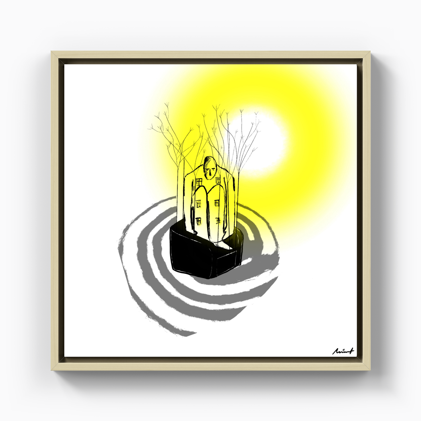 four corners - Kanvas Tablo