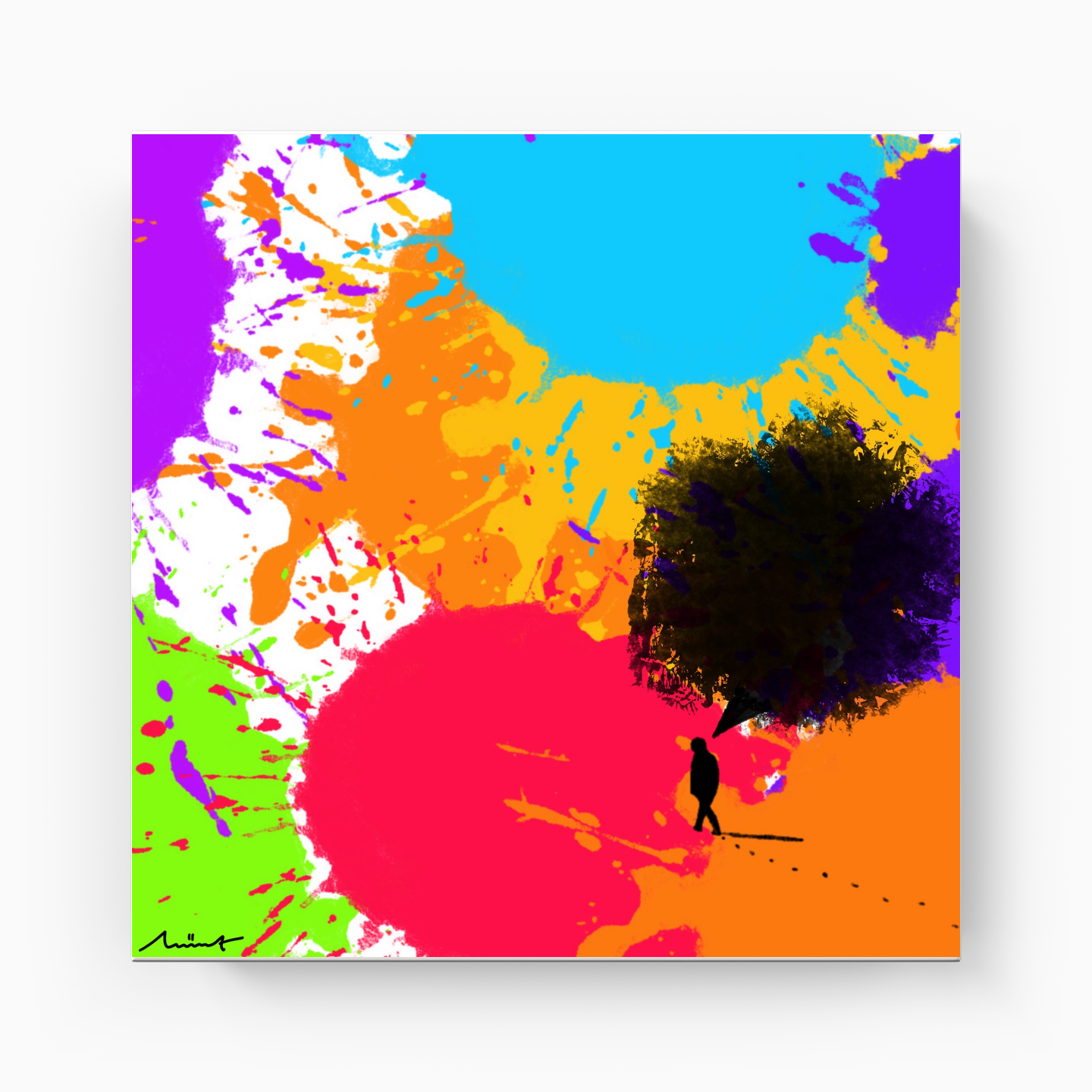 procrastination - Kanvas Tablo