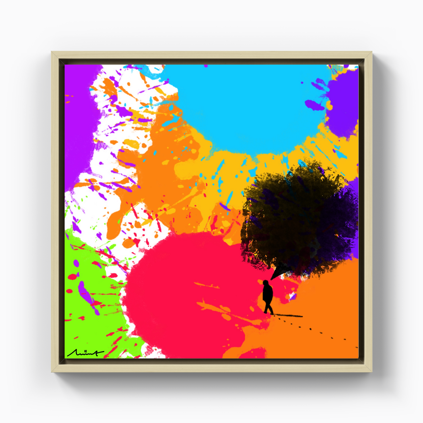 procrastination - Kanvas Tablo